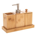 Set da Bagno 5five Simply Smart Natureo Naturale Bambù 22 x 8.8 x 18 cm