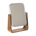 Specchio con Supporto Natureo Bianco 22 x 16 x 6 cm