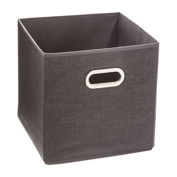 Scatola Multiuso 5five Simply Smart Grigio scuro 31 x 31 x 31 cm Plastica