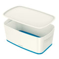 Scatole Portaoggetti Leitz MyBox WOW Con coperchio Azzurro Piccolo Bianco ABS 31,8 x 12,8 x 19,1 cm