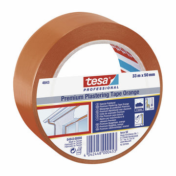 Nastro isolante TESA Revoco Premium 4843 Arancio Caucciù PVC (33 m x 50 mm)