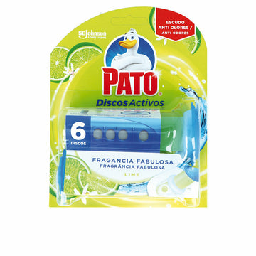 Deodorante per toilette Pato Discos Activos Lime 6 Unità Disinfettante