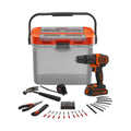 Set trapano e accessori Black & Decker bcksb05-qw 18 V