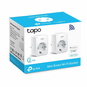 Presa Intelligente TP-Link Tapo P100 2-pack 2900W Wi-Fi 220 V 220-240 V 13 A 10 A Bianco (2 uds)