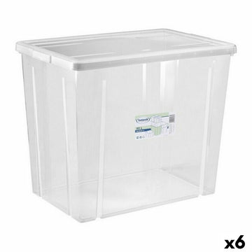 Scatola portaoggetti con coperchio Tontarelli Linea box 80 L 59 x 39 x 48 cm (6 Unità)