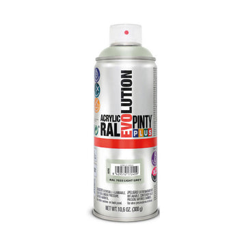 Vernice spray Pintyplus Evolution RAL 7035 400 ml Grigio chiaro