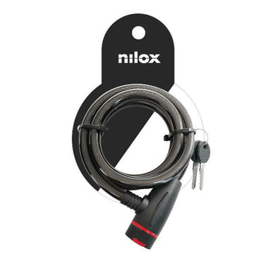 Lucchetto con chiave Nilox NXPLCABLELOCK