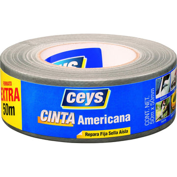 Nastro americano Ceys Argentato (50 m x 50 mm)