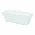 Vaso rettangolare da Balcone Plastiken Limited Bianco (12 x 30 cm)