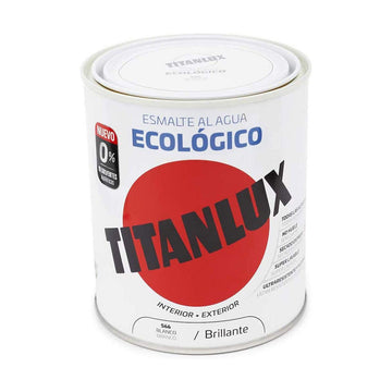 Vernice Titanlux 00t056634 750 ml Smalto per finiture Bianco Luminoso