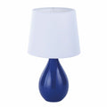 Lampada da tavolo Versa Aveiro Azzurro Ceramica (20 x 35 x 20 cm)