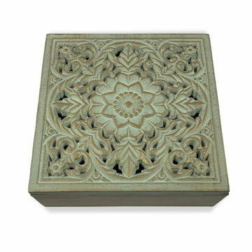 Scatola-Portagioie Versa Mandala Legno MDF (20 x 7 x 20 cm)