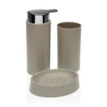 Set da Bagno Versa Beige polipropilene (6,5 x 16 x 6,5 cm)