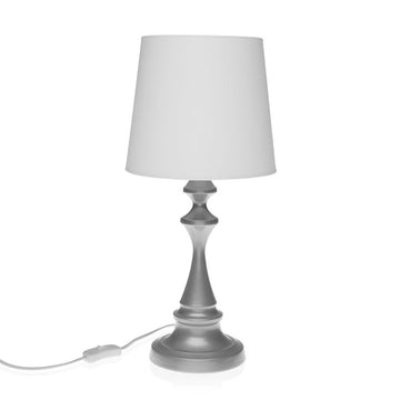 Lampada da tavolo Versa Gene Grigio 23 x 49 cm Metallo