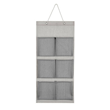 Contenitore per Sistemare Multiuso Versa Grigio Da muro 56 x 26 cm