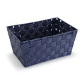 Cestino Versa Blu scuro Grande Tessile 20 x 15 x 30 cm