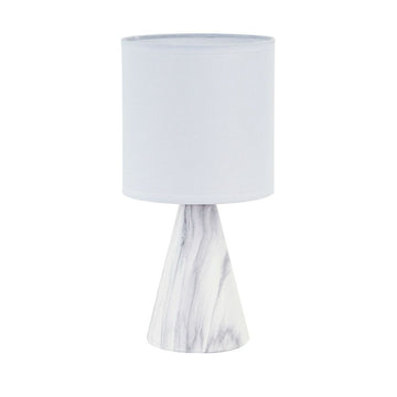 Lampada da tavolo Versa Bianco Ceramica 12,5 x 24,5 x 12,5 cm