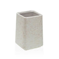 Portaspazzolini da Denti Versa Bianco Ceramica Plastica 7 x 10 x 7 cm