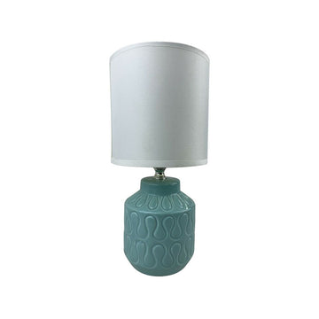 Lampada da tavolo Versa Lizzy Azzurro Ceramica 13 x 26,5 x 10 cm