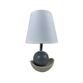 Lampada da tavolo Versa Noela Grigio Ceramica 15 x 25 x 12 cm