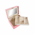 Scatola-Portagioie DKD Home Decor Rosa Legno MDF 17 x 13 x 8,5 cm