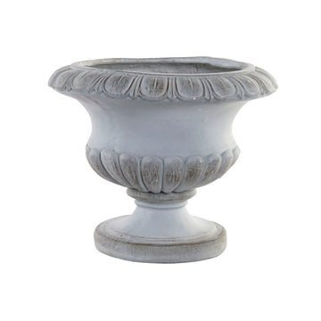 Vaso DKD Home Decor Grigio Fibra di Vetro 49,5 x 49,5 x 39,5 cm