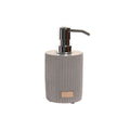 Dispenser di Sapone DKD Home Decor Grigio Cemento polipropilene