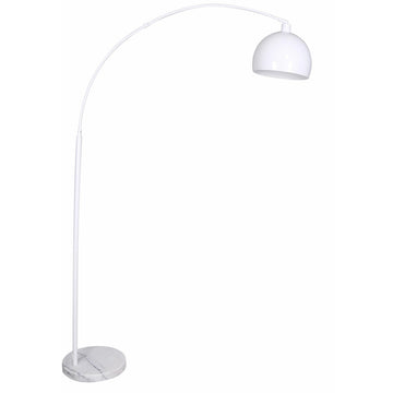 Lampada da Terra DKD Home Decor 36 x 110 x 195 cm Metallo Bianco Marmo 220 V 50 W 60 W