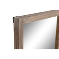 Specchio da parete Home ESPRIT Naturale Teca Legno Riciclato Alpino Finestra 80 x 4 x 120 cm