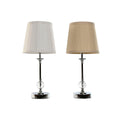 Lampada da tavolo Home ESPRIT Bianco Beige Metallo 25 W 220 V 20 x 20 x 46 cm (2 Unità)