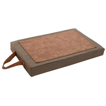 Cuscino da pavimento Home ESPRIT Marrone Cotone Poliestere 40 x 25 x 4 cm