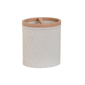 Bicchiere Home ESPRIT Bianco Naturale Resina Bambù 9,5 x 7 x 11 cm