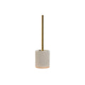 Scopino per il Bagno Home ESPRIT Beige Dorato Gres 10,5 x 10,5 x 37,5 cm