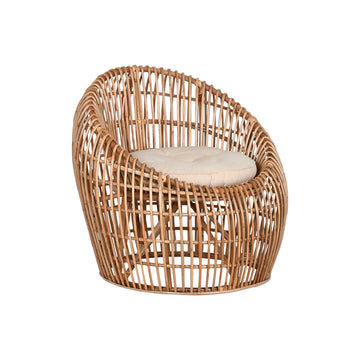 Sedia da giardino Home ESPRIT Bambù Rattan 70 x 70 x 74 cm