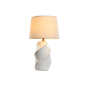 Lampada da tavolo Home ESPRIT Bianco Porcellana 50 W 220 V 36 x 36 x 61 cm 35 x 35 x 60 cm