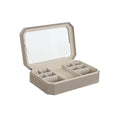 Scatola-Portagioie Home ESPRIT Beige Cristallo 30 x 21 x 6 cm