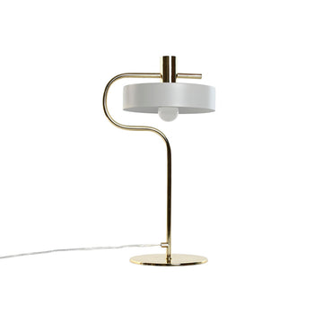 Lampada da tavolo Home ESPRIT Bianco Dorato Metallo 220 V 28 x 18 x 46 cm