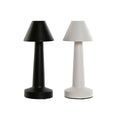 Lampada da tavolo Home ESPRIT Bianco Nero 9 x 9 x 24 cm (2 Unità)