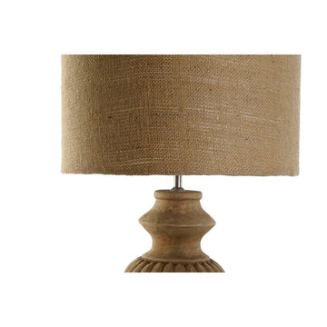 Lampada da tavolo Home ESPRIT Naturale Juta Legno 50 W 220 V 44 X 44 X 91 cm