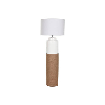 Lampada da Terra Home ESPRIT Bianco Marrone 220 V 50 X 50 X 139,5 cm