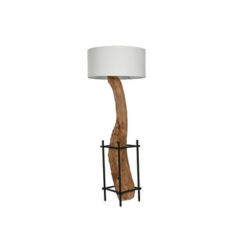 Lampadario Home ESPRIT Ferro teak 65 x 65 x 50 cm