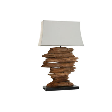 Lampada da tavolo Home ESPRIT Ferro teak 50 X 22 X 80 cm