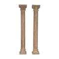 Statue da giardino Home ESPRIT teak 36 x 36 x 229 cm Colonna