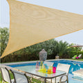 Vele parasole Tenda 3,5 x 3,5 m Cioccolato Polietilene 350 x 350 x 0,5 cm