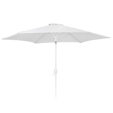 Ombrellone Alba 350 cm Alluminio Bianco