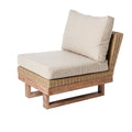 Divano da Giardino Patsy Componibile Legno Rattan 66 x 89 x 64,5 cm