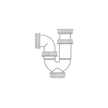 Sifone del lavandino Mirtak PVC