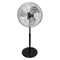 Ventilatore a Piantana EDM 33528 Nero opaco 80 W Ø 50 cm industriale