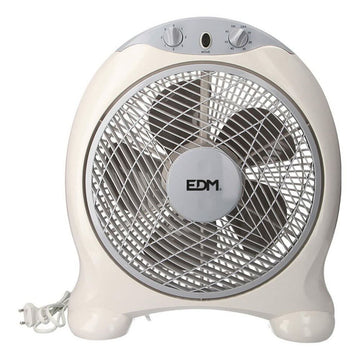 Ventilatore da Tavolo EDM 33951 Bianco Grigio 45 W 38,5 x 13 x 46 cm