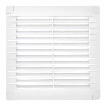 Griglia di ventilazione EDM 87702 Bianco 15 x 15 cm